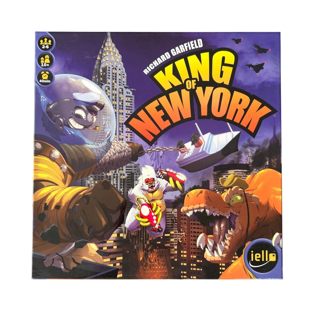 King of New York Board Game IELLO Richard Garfield Strategy Monster Battle 51170